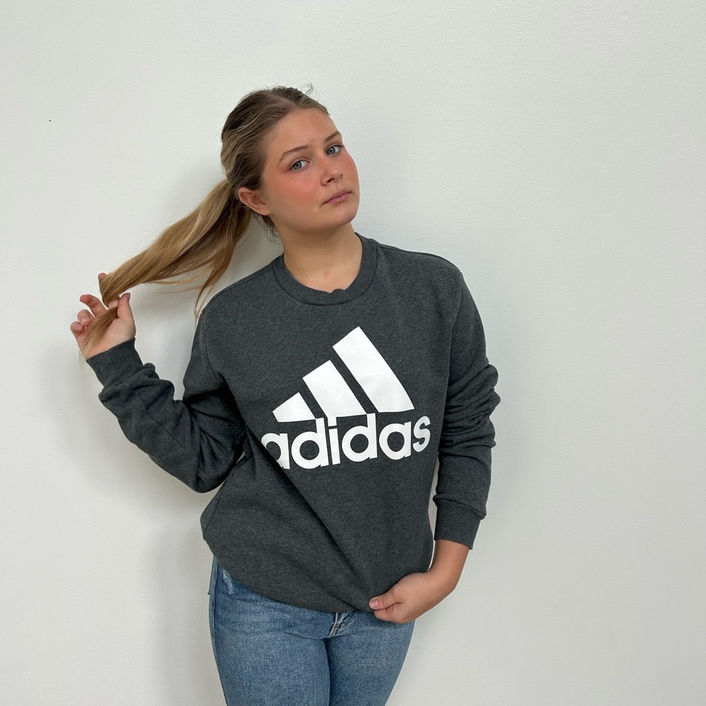 Adidas Women's Gray Sweatshirt